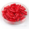 Size 00 red capsule shell